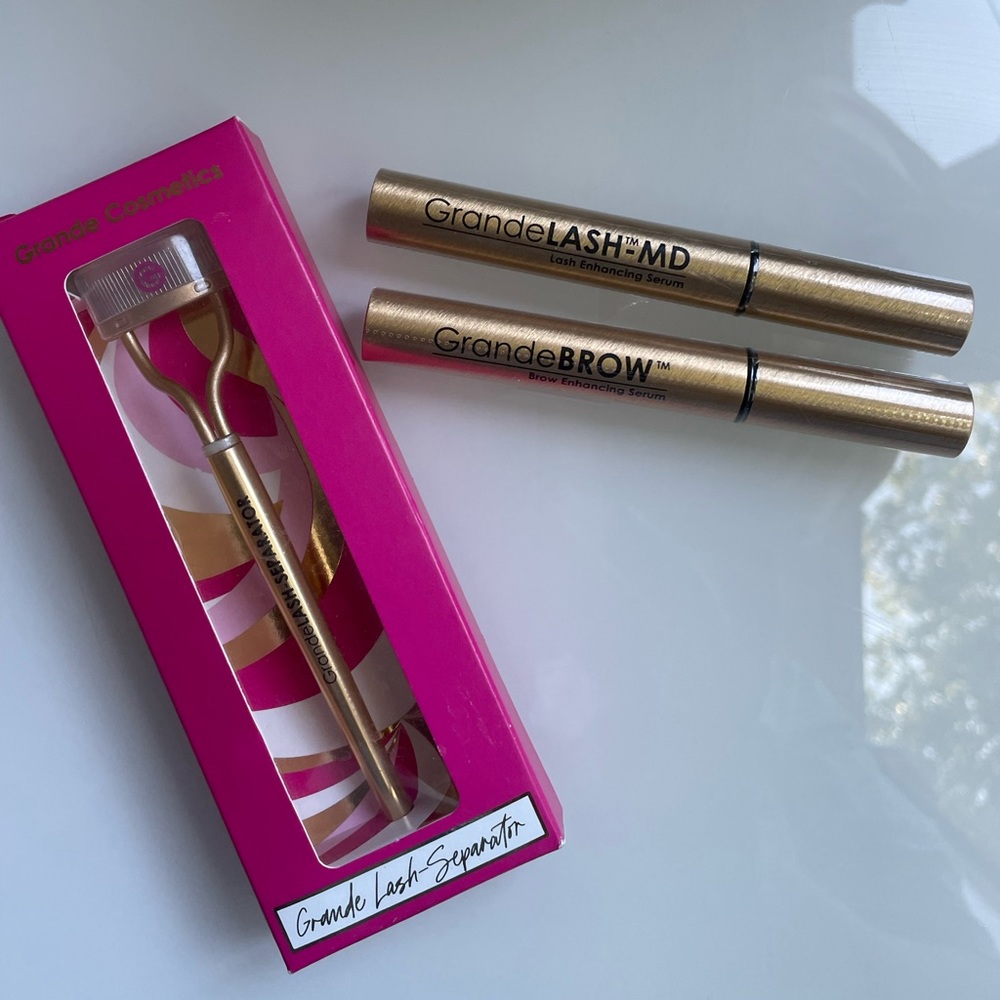 ❗️SOLD❗️Grande Cosmetics Lash+Brow Serum Set